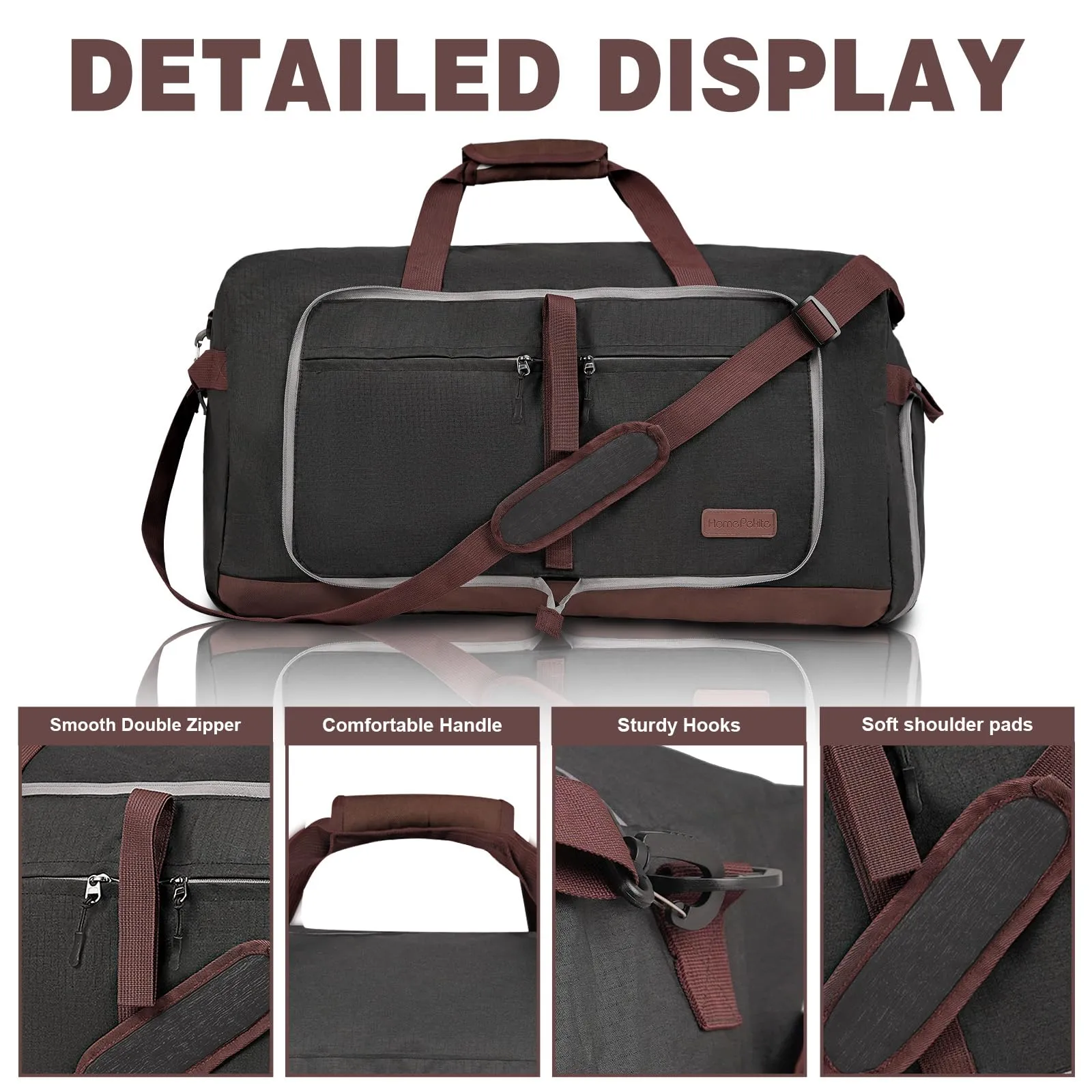120L Waterproof Foldable Travel Duffle Bag