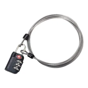3-DIAL TSA LOCK & CABLE