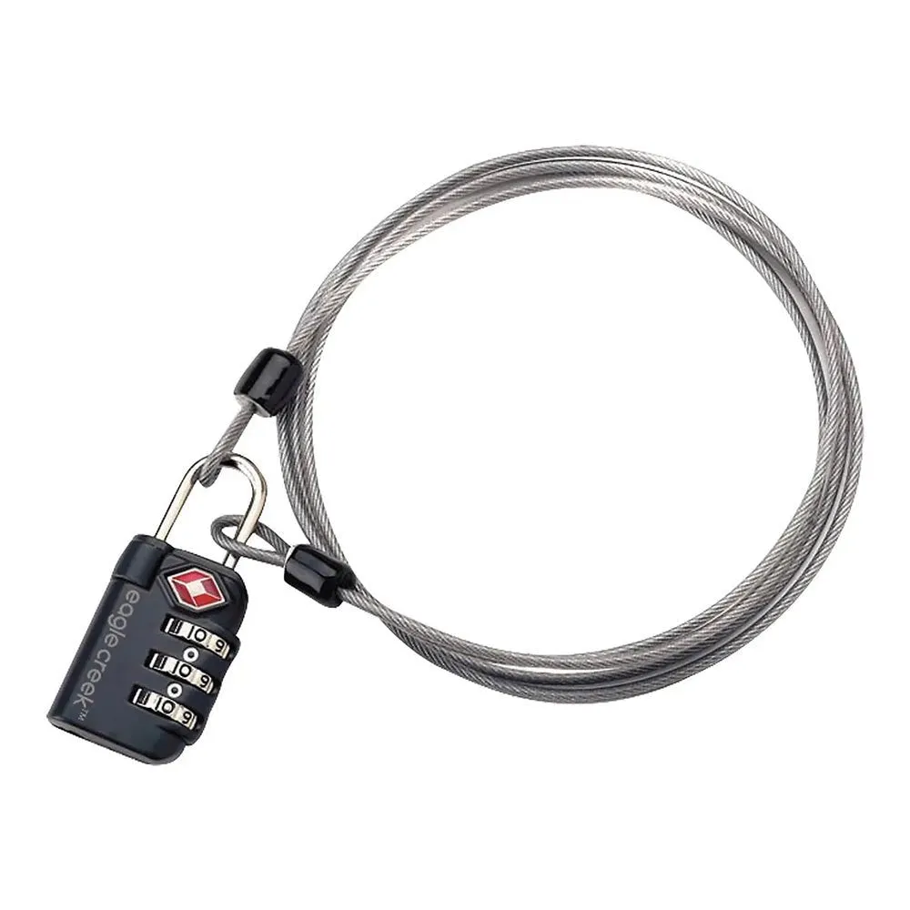 3-DIAL TSA LOCK & CABLE