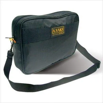 A. Saks 22"Carry-On Nylon Duffel Bag With Pouch (Black)