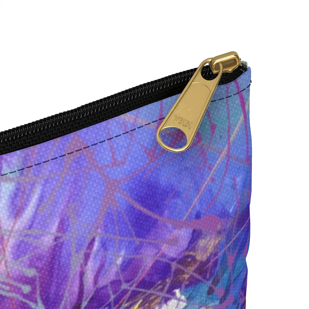Art Flowers Zippered Accessory Pouch (FWS)