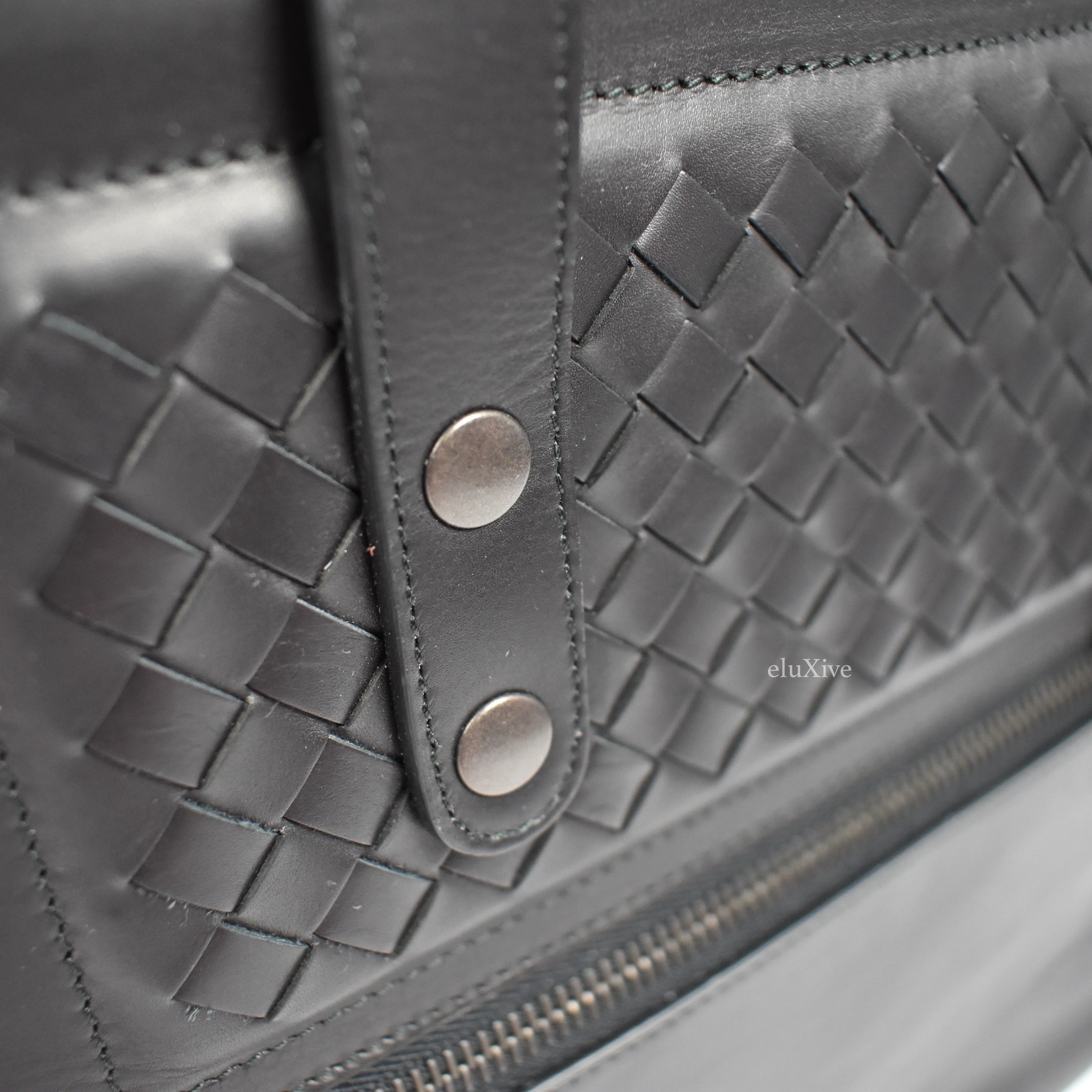 Bottega Veneta - Leather & Nylon Carry On Duffle Bag