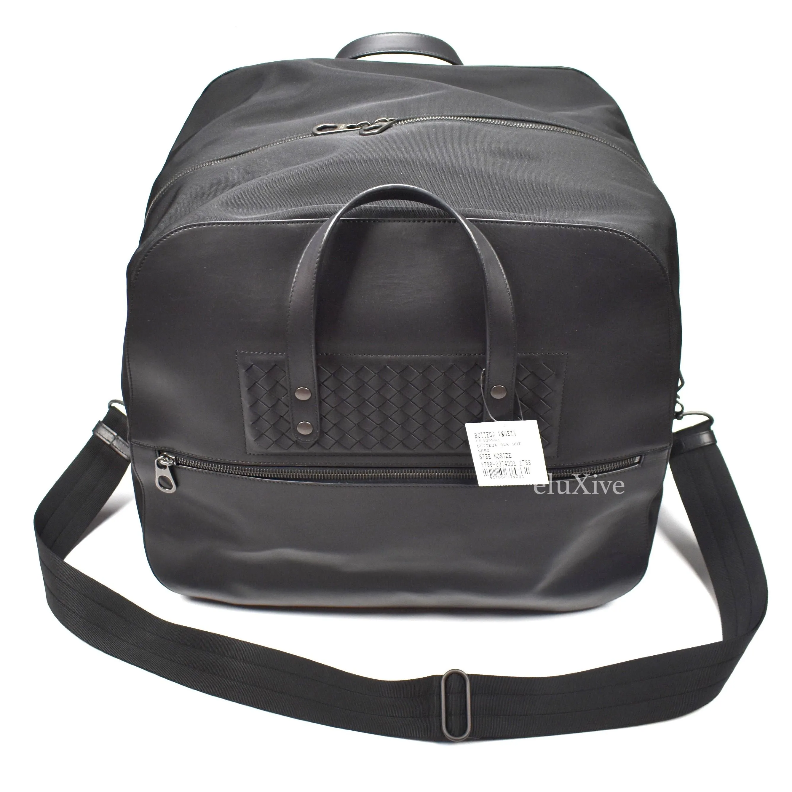 Bottega Veneta - Leather & Nylon Carry On Duffle Bag