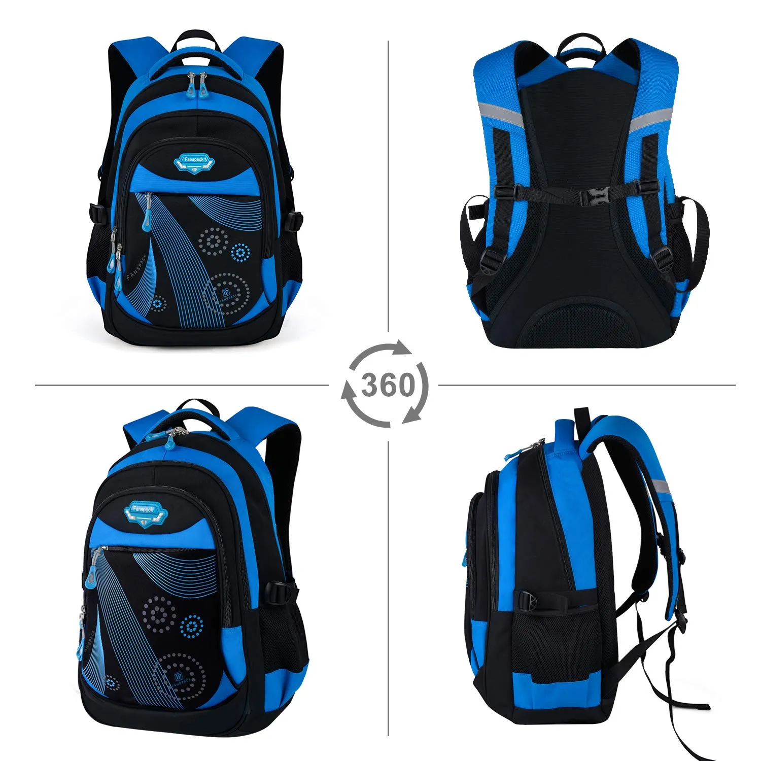 boys backpack, Fanspack 2019 new school bag nylon backpack for boys bookbags kid backpack
