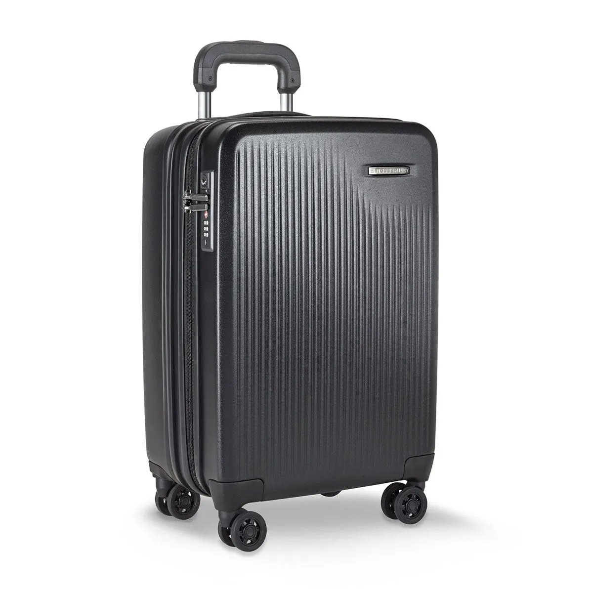 Briggs & Riley Black Sympatico International Carry-On Expandable Spinner