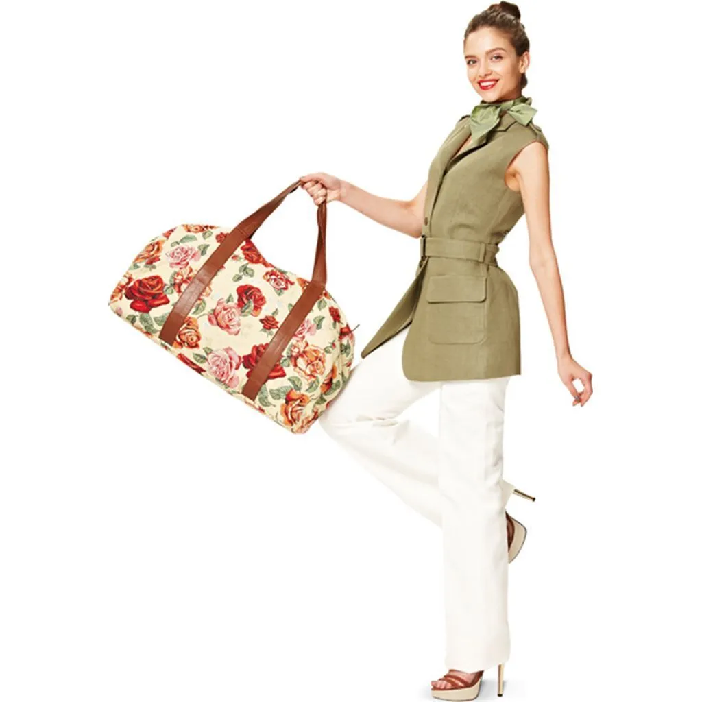 Burda Style B7119 Travel Bags Sewing Pattern