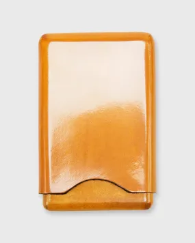 Card Case in Yellow Leather