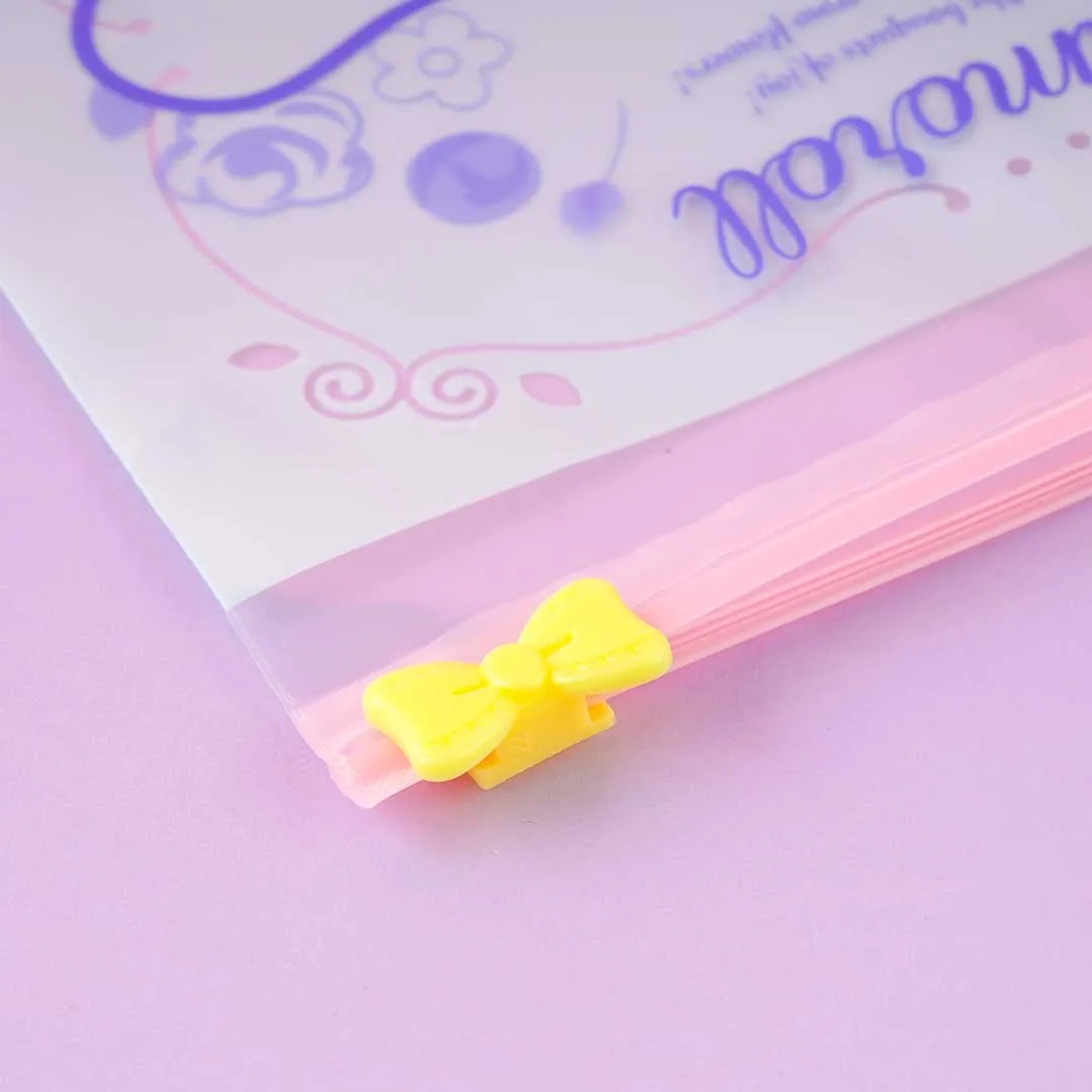 Cinnamoroll Rose Flower Zip Bag Set