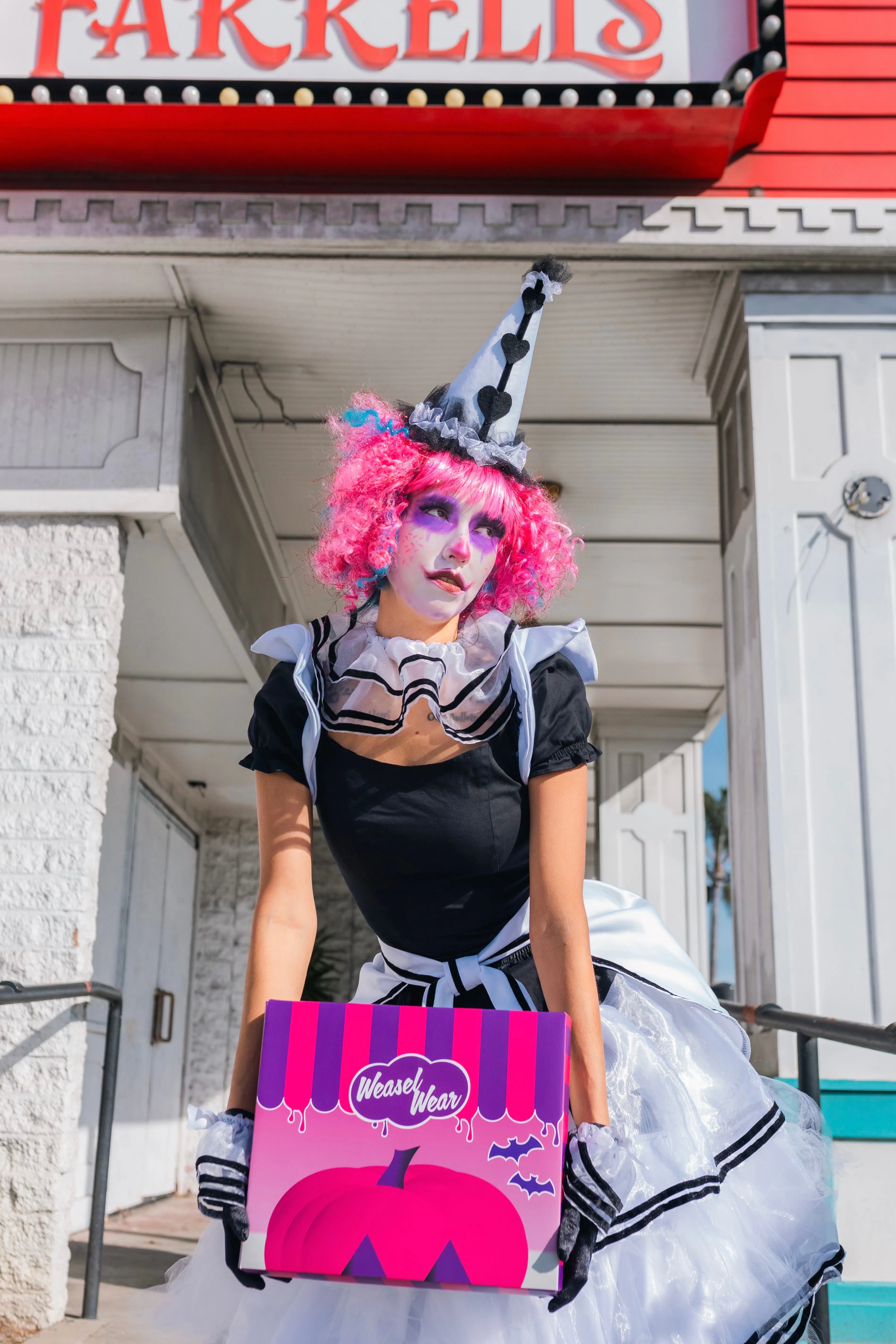 Circus Cookie Bat Crossbody Bag