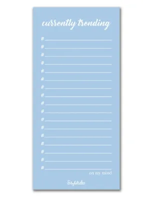 Currently Trending NotePad