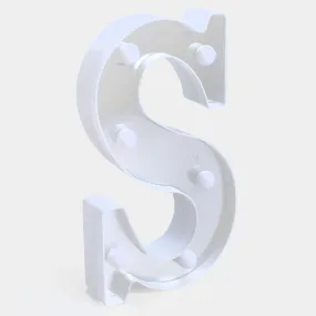 Decoration HB LED Light Silver "S"