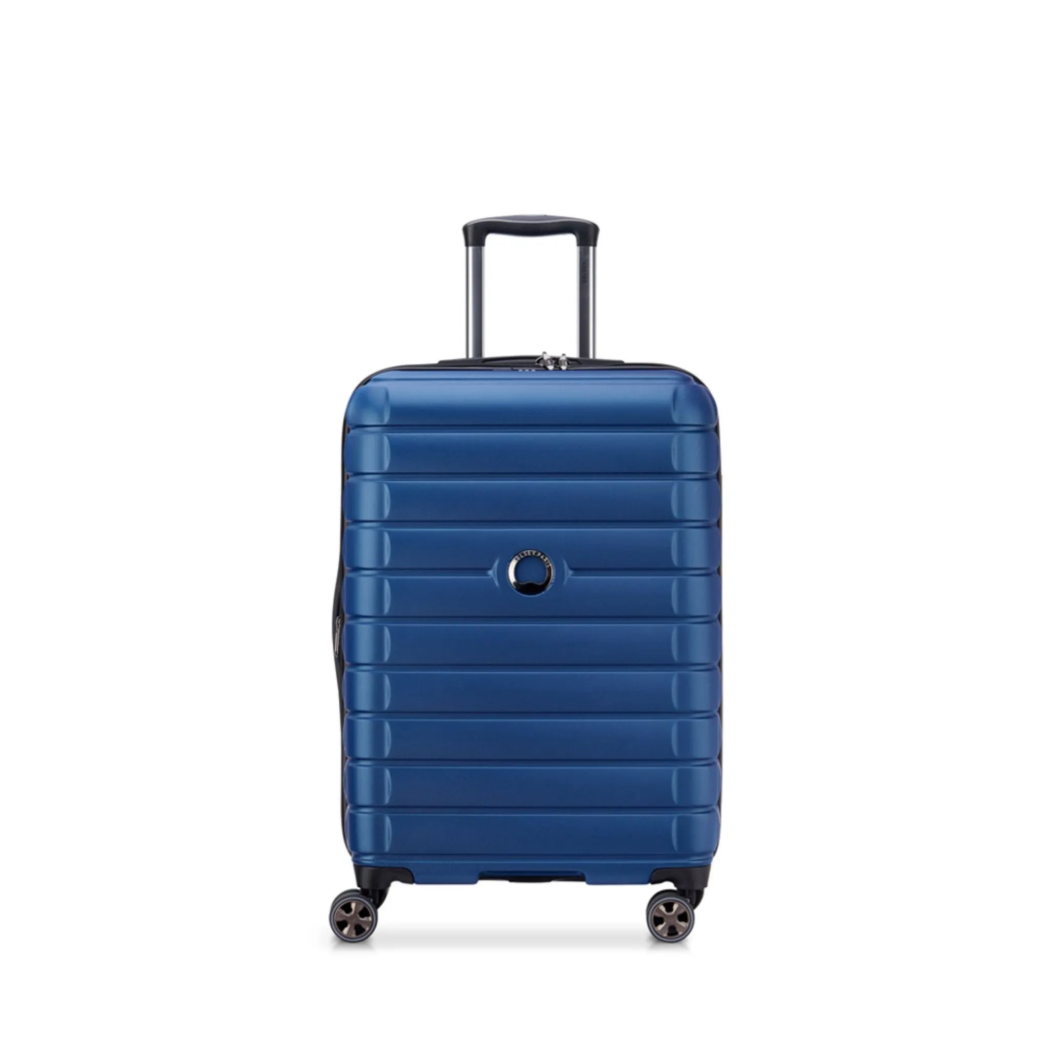 Delsey Paris Shadow 5.0 DY2878801P 55cm 4 Double Wheels Expandable Trolley Case - Blue