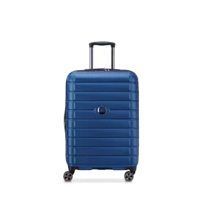 Delsey Paris Shadow 5.0 DY2878801P 55cm 4 Double Wheels Expandable Trolley Case - Blue