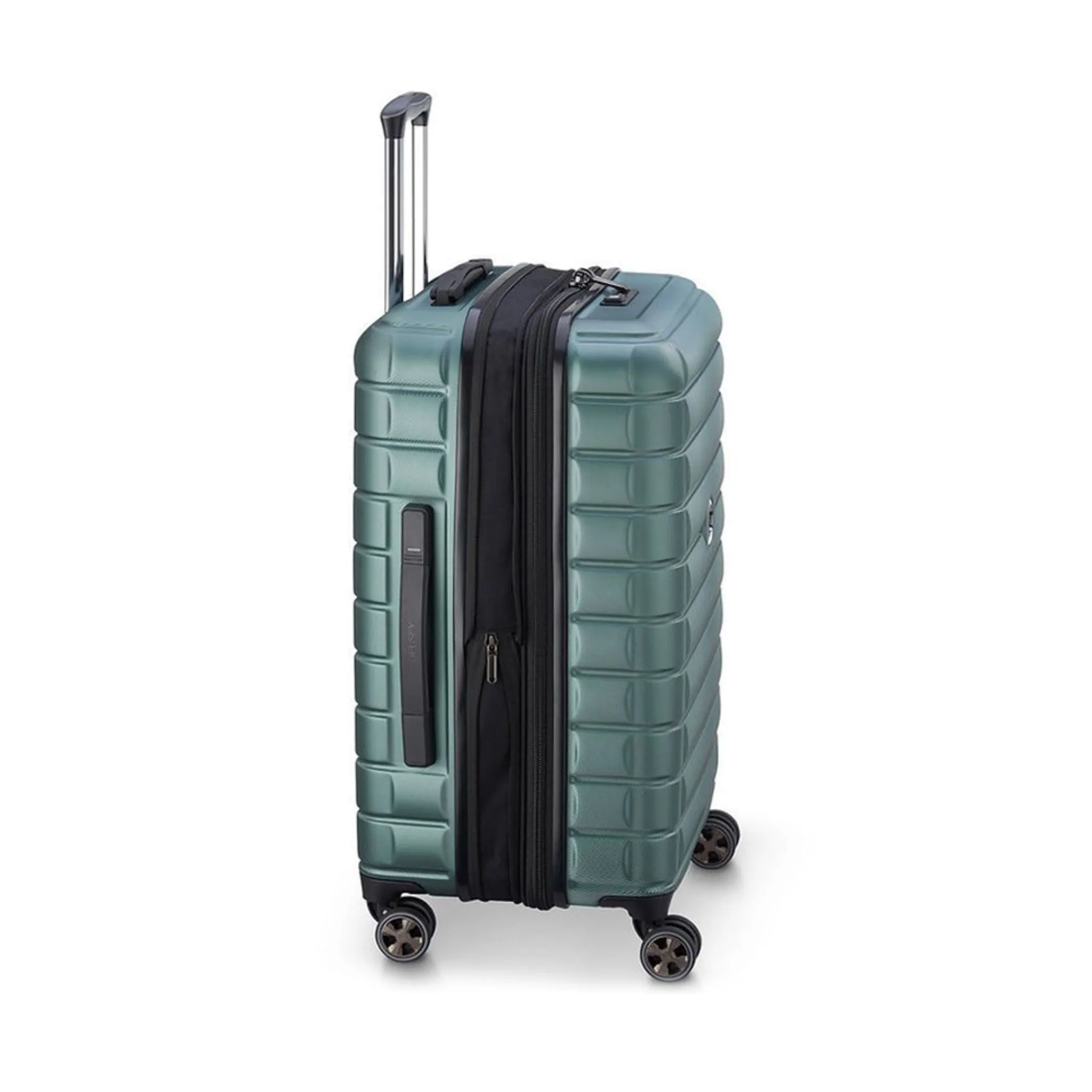 Delsey Paris Shadow 5.0 DY2878801P 66cm 4 Double Wheels Expandable Trolley Case - Green