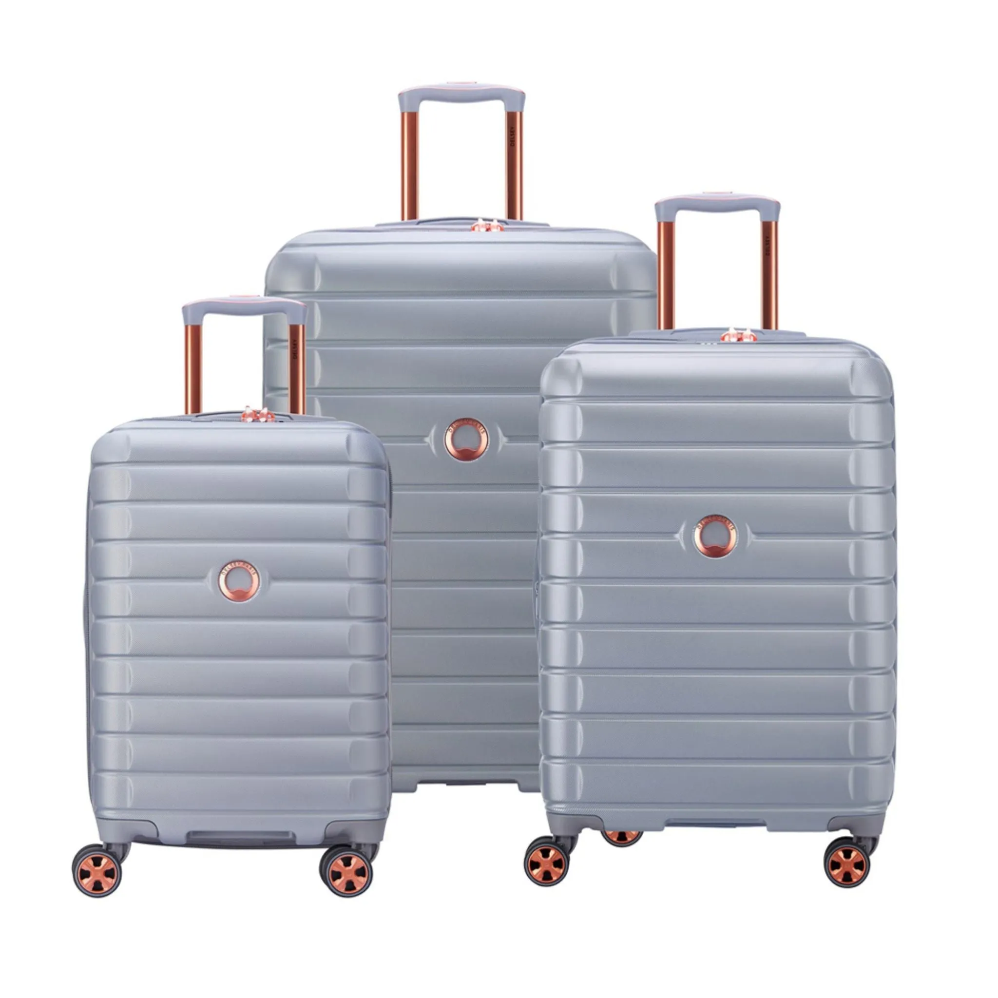 Delsey Paris Shadow 5.0 DY2878801P 66cm 4 Double Wheels Expandable Trolley Case - Platinum
