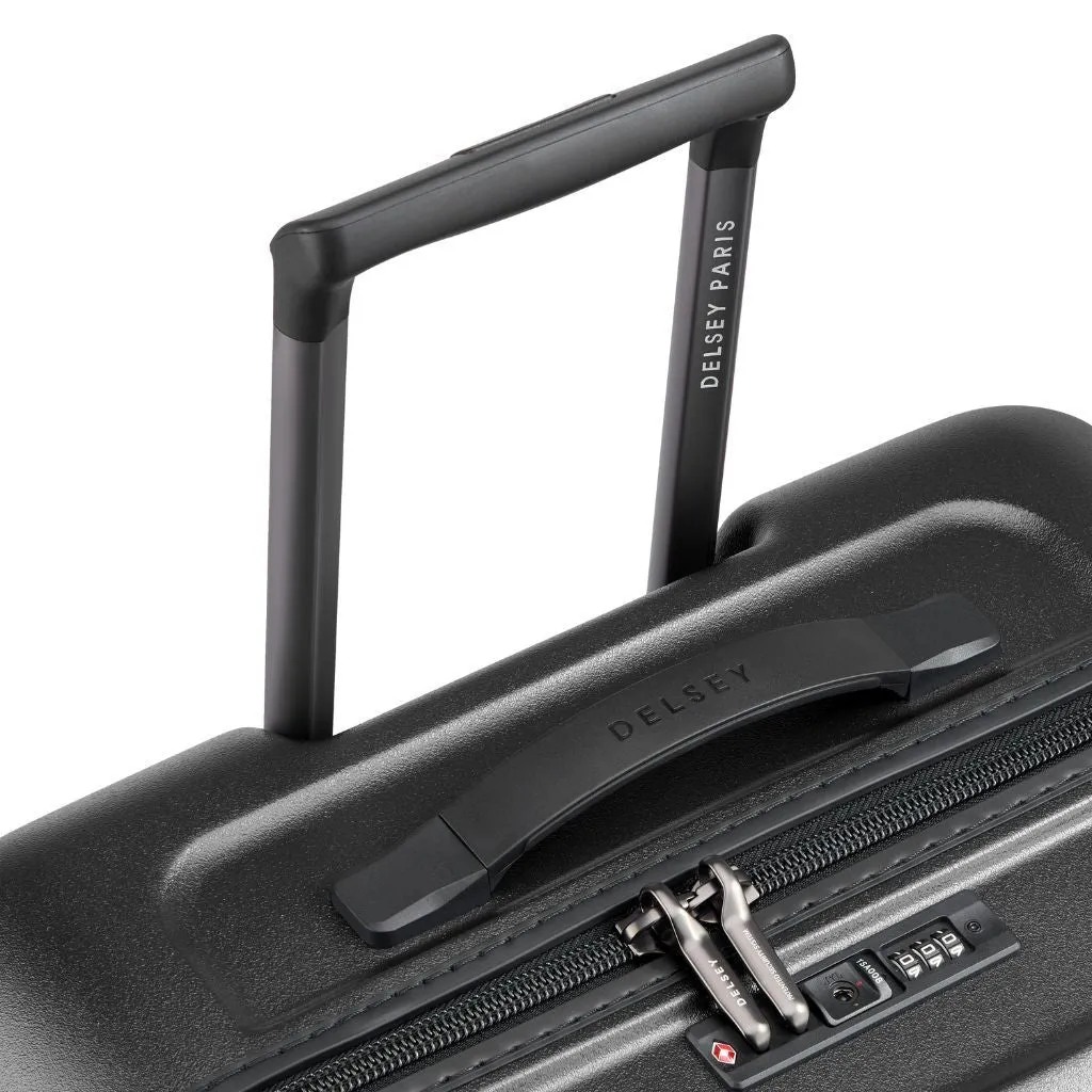 Delsey Turenne 2.0 - 3 Piece Hardside Luggage Set Black
