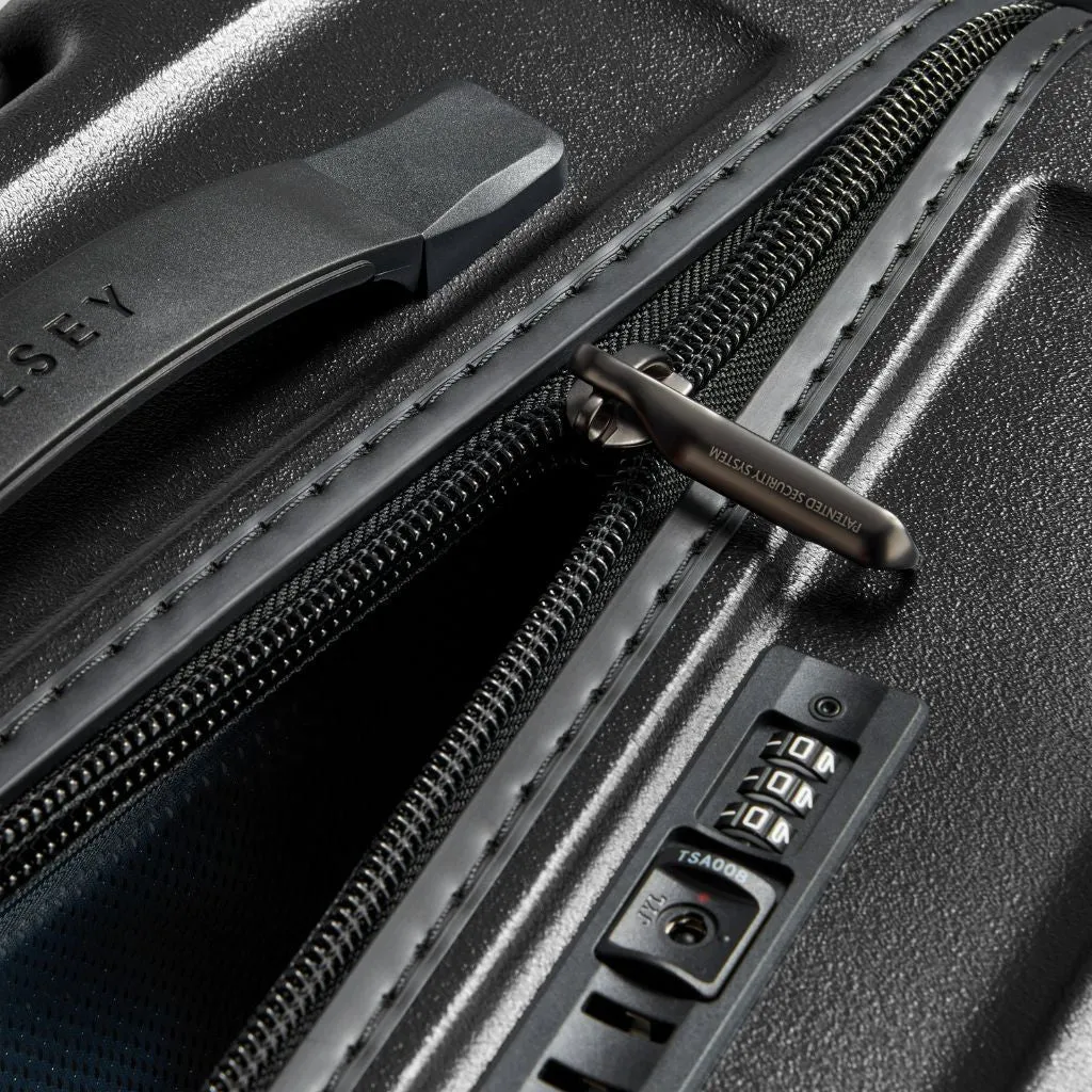 Delsey Turenne 2.0 - 3 Piece Hardside Luggage Set Black