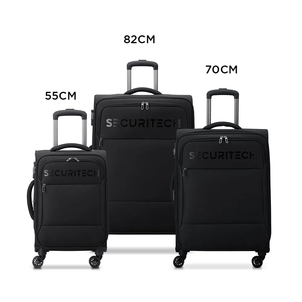Delsey Vanguard 3Piece Set Expandable Luggage Trolley    Free Delsey Agreable Backpack
