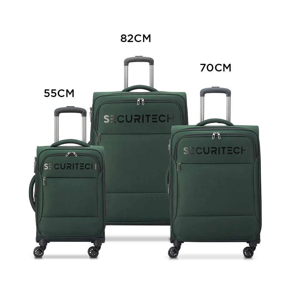 Delsey Vanguard 3Piece Set Expandable Luggage Trolley    Free Delsey Agreable Backpack