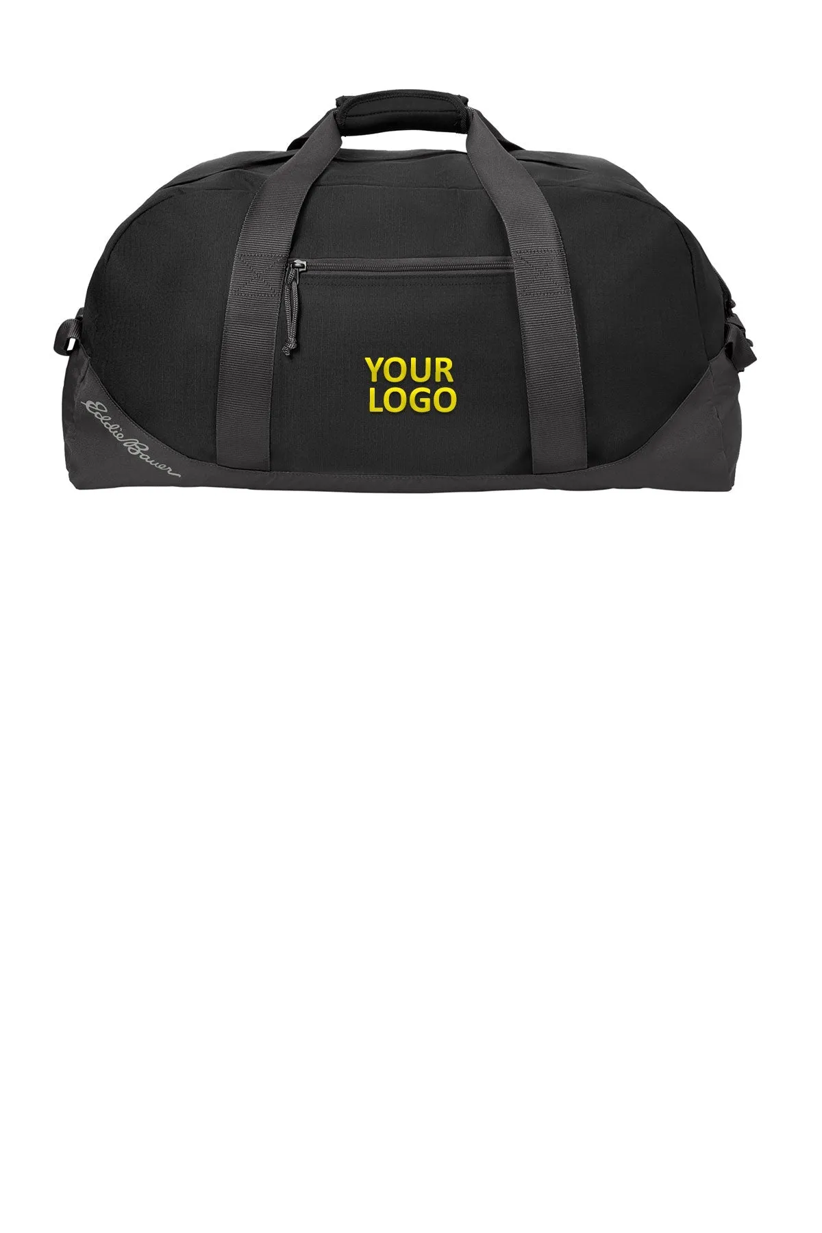 Eddie Bauer Large Customized Ripstop Duffels, Black