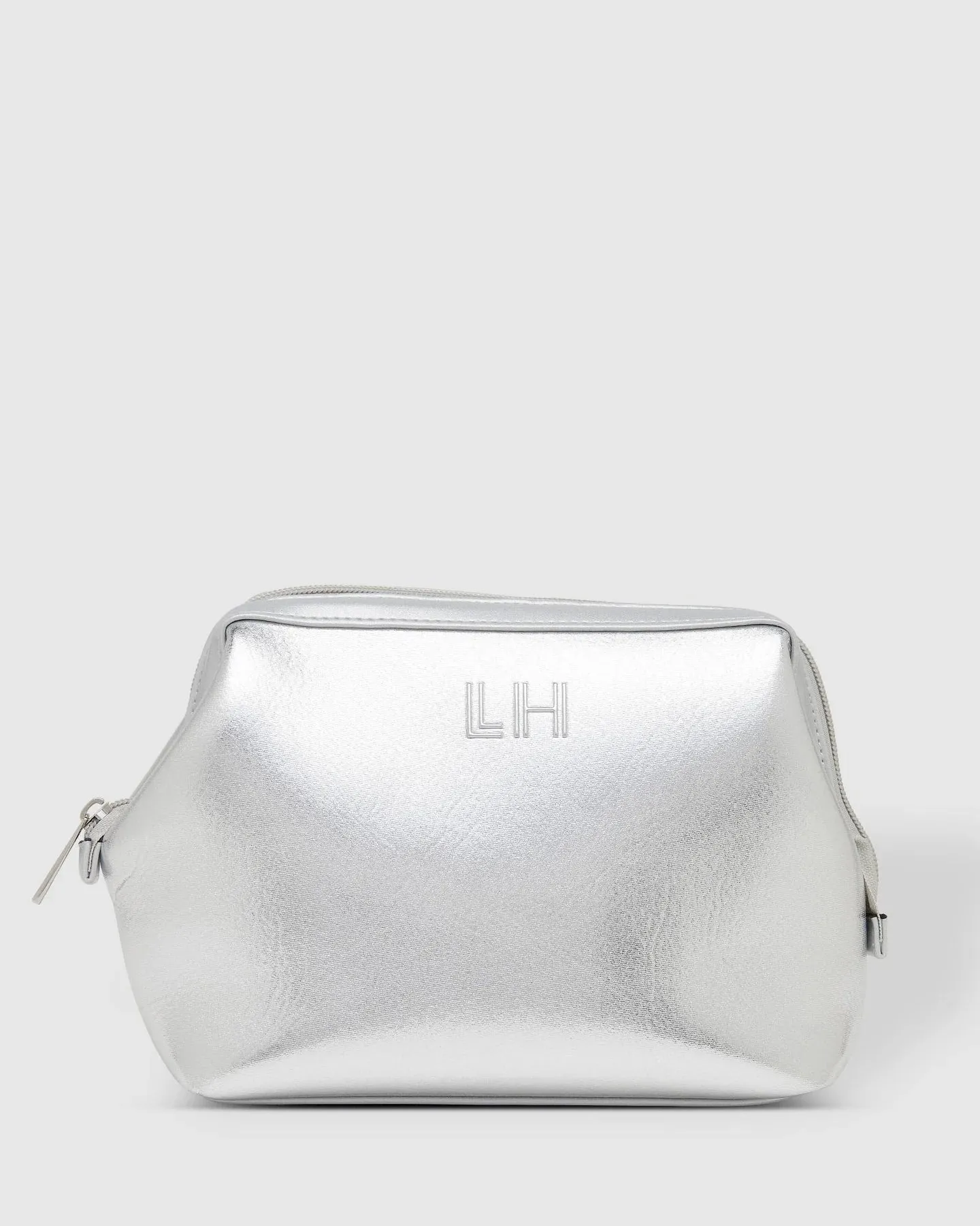 ELIZA NEOPRENE MAKEUP BAG SILVER