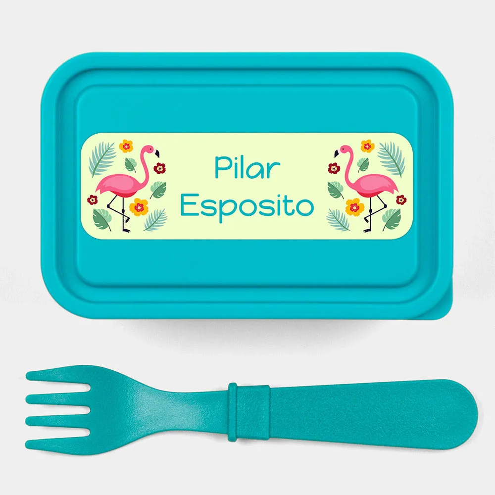 Flamingo Large Rectangle Name Labels