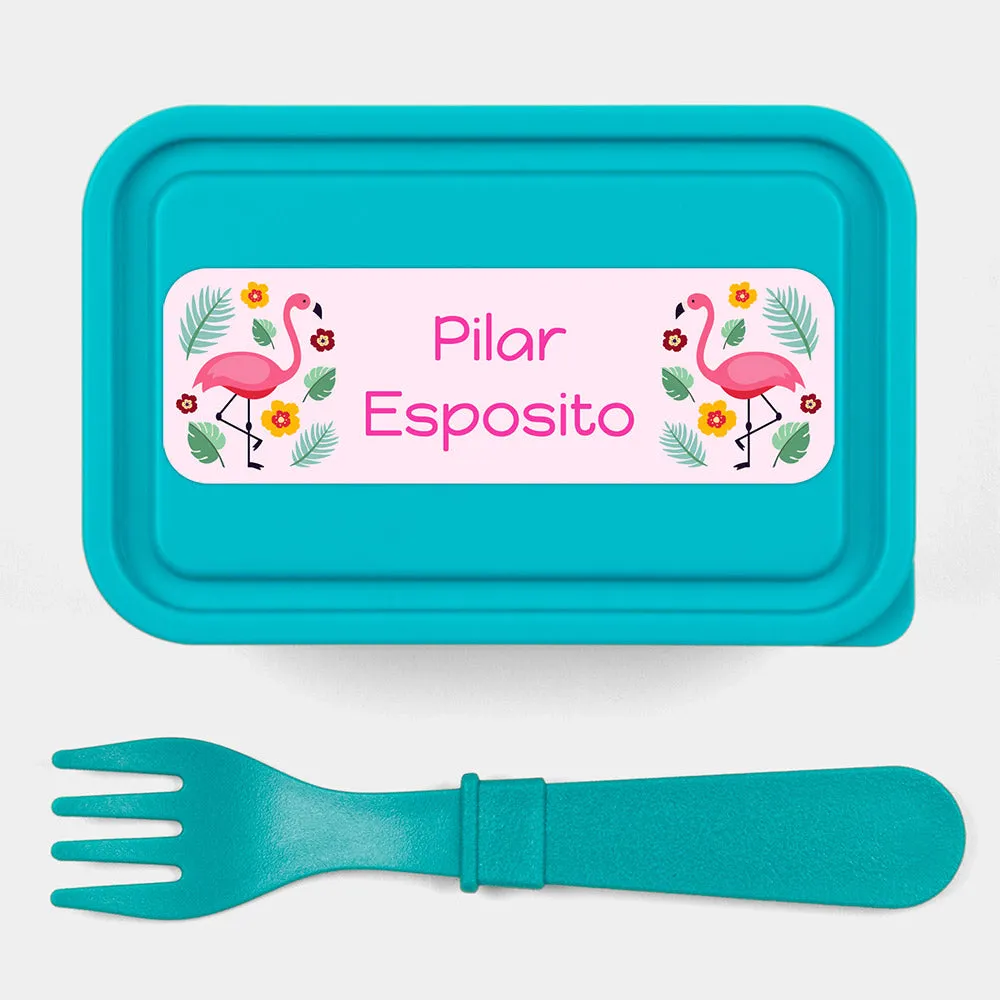 Flamingo Large Rectangle Name Labels