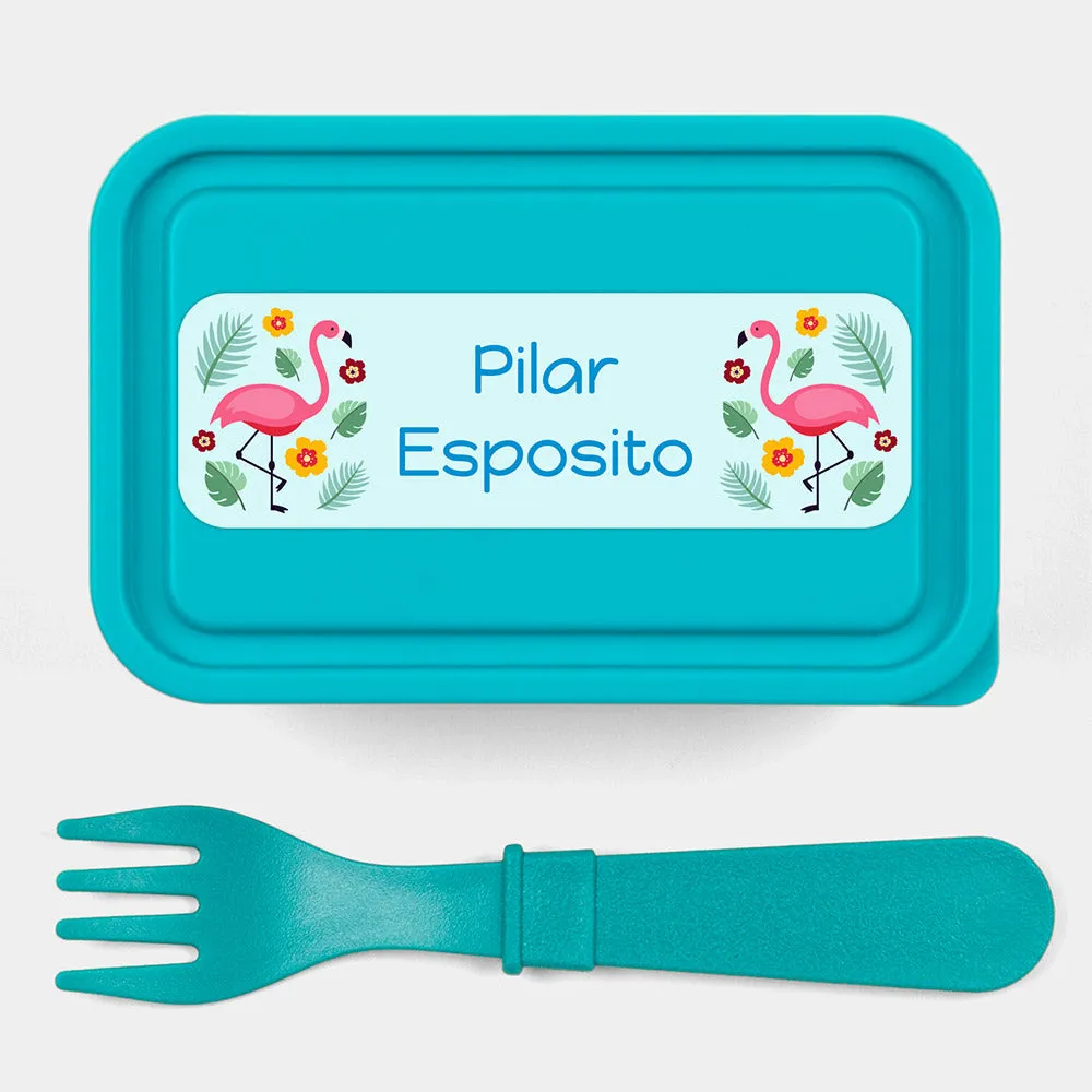 Flamingo Large Rectangle Name Labels