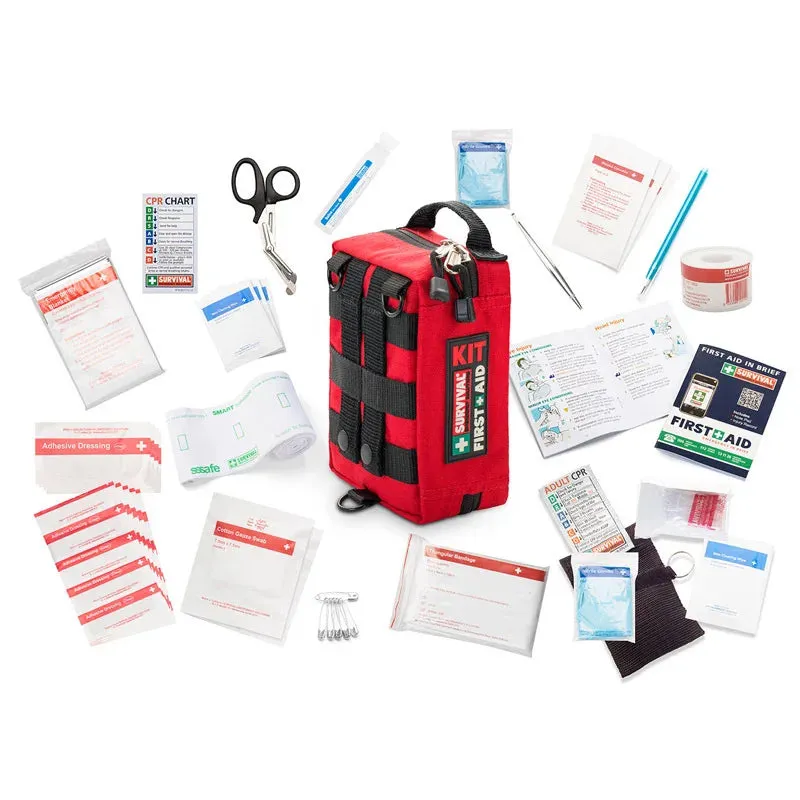 Handy First Aid Kit for Travel Survival Kit Rescue Treatment
