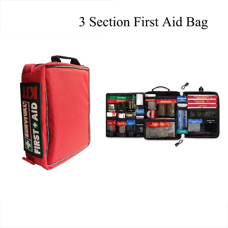 Handy First Aid Kit for Travel Survival Kit Rescue Treatment