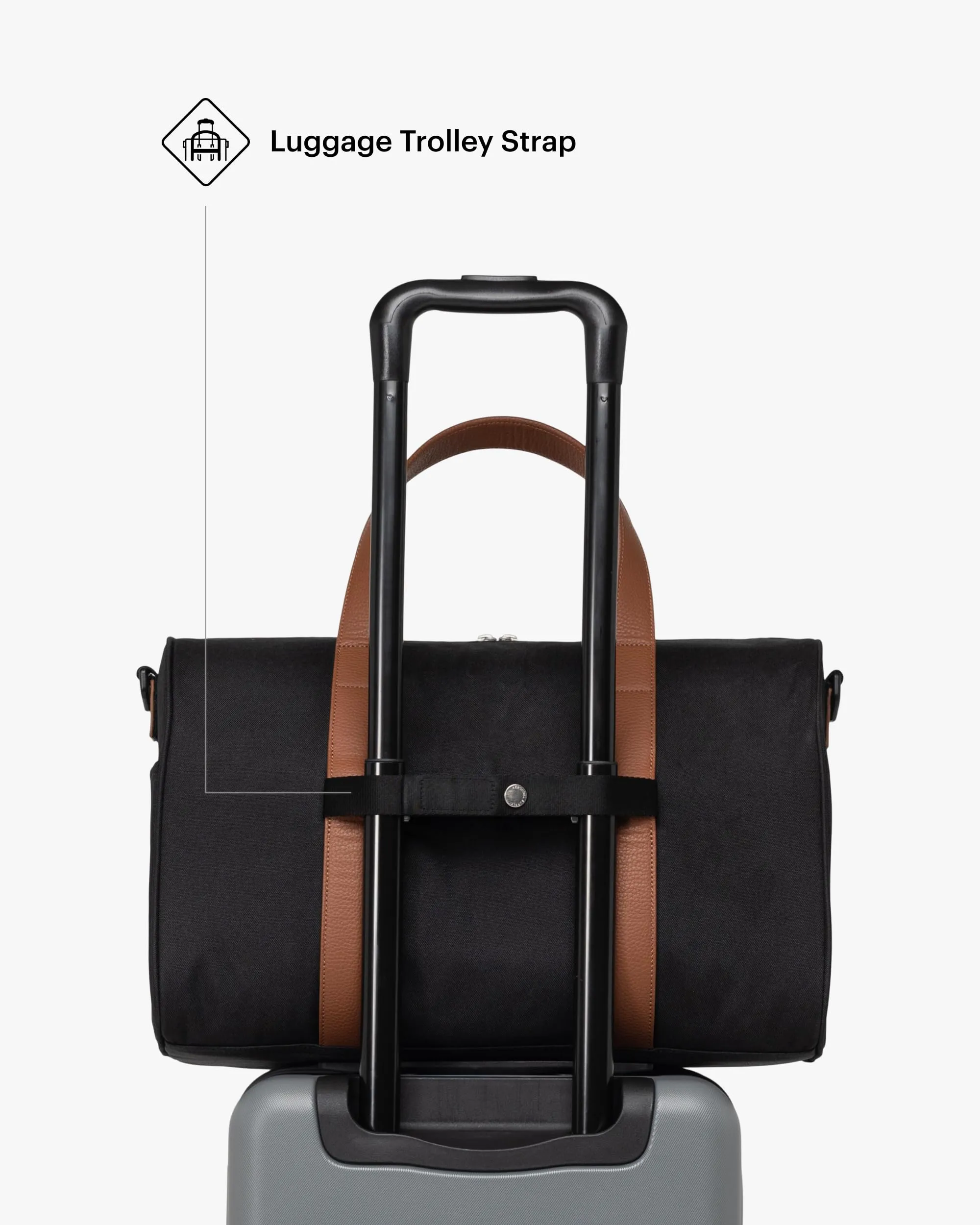 Herschel Supply Co. Herschel Novel Carry On Duffle, Black, Carry-on-26.5L