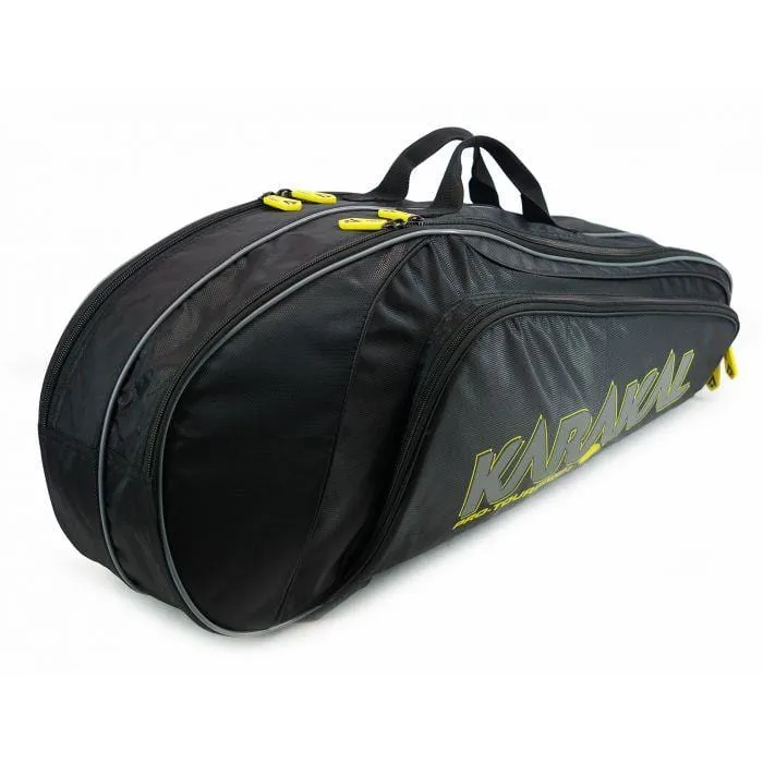 Karakal Pro Tour 2.0 Tour Match 4 Racket Bag - Black