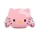 Lady Glams Hello Kitty Crossbody Bag - Embrace Kawaii Elegance in Pink and White