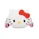 Lady Glams Hello Kitty Crossbody Bag - Embrace Kawaii Elegance in Pink and White
