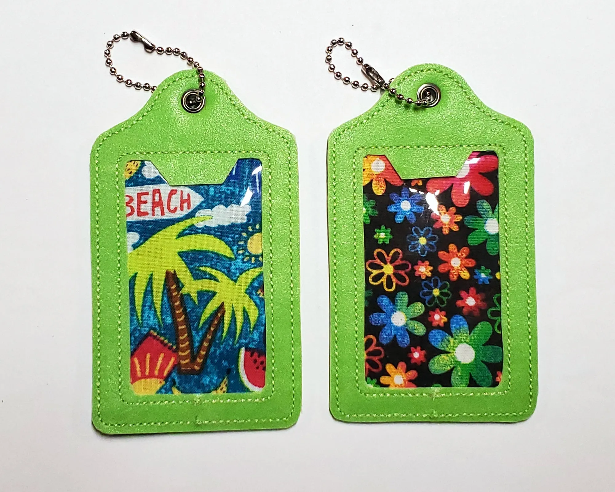 Lime Green Medical Equipment Luggage Tag