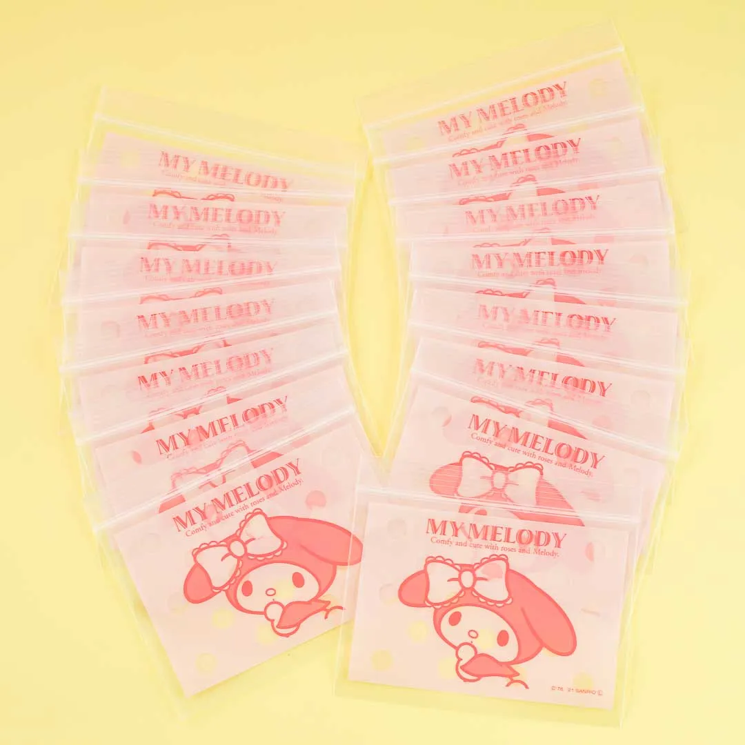 My Melody Polka Dots Zip-Top Bag Set