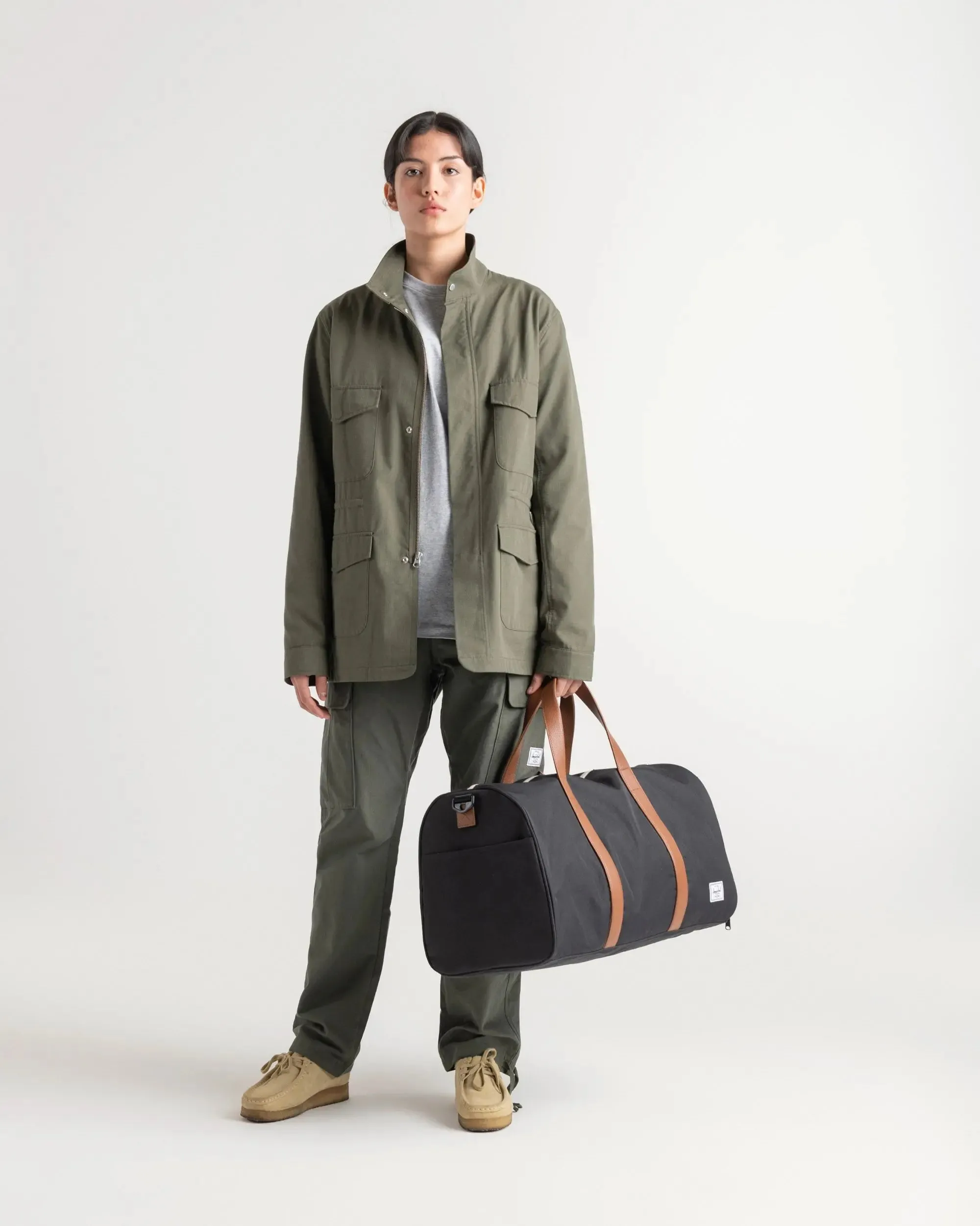 Novel Duffel - Raven Crosshatch