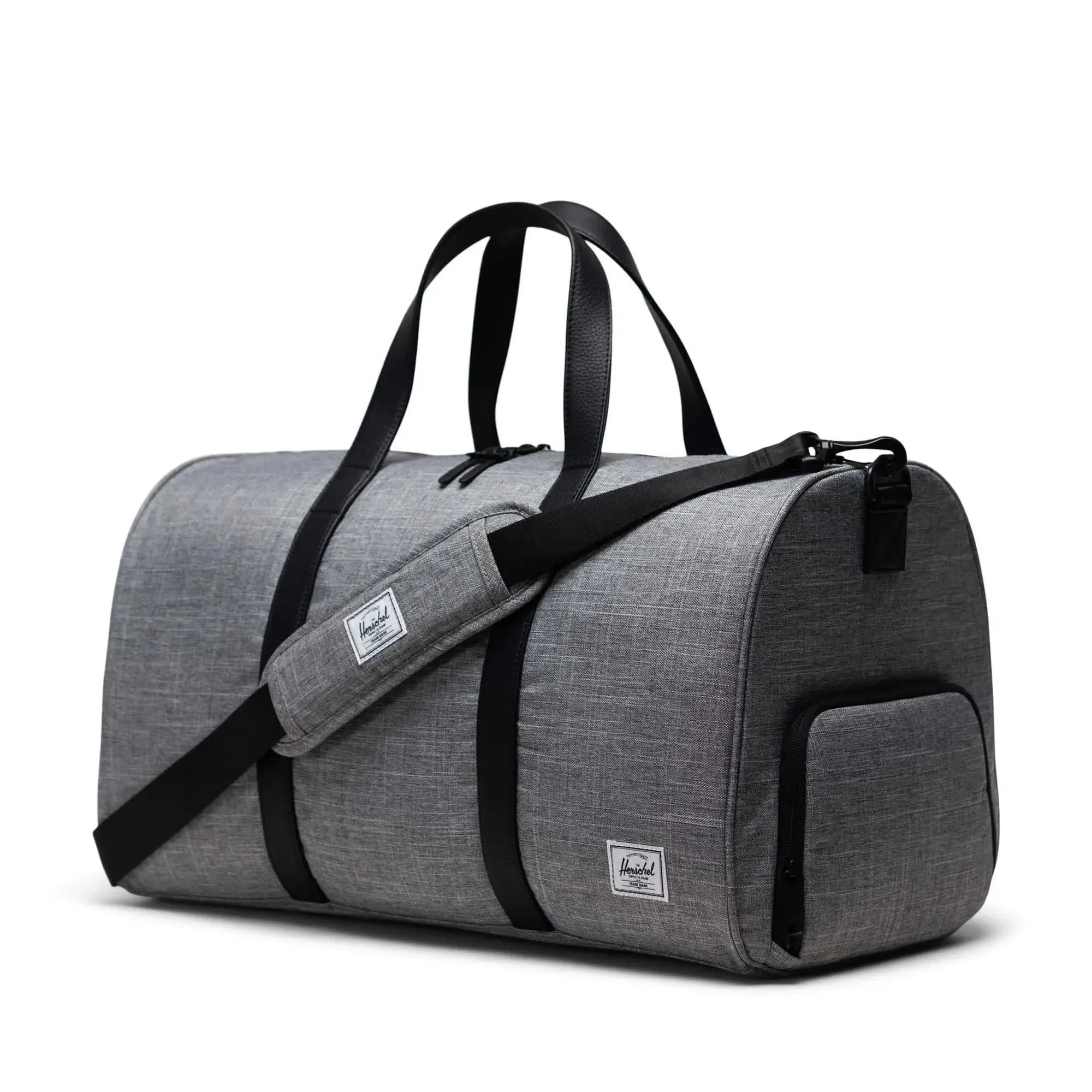 Novel Duffel - Raven Crosshatch
