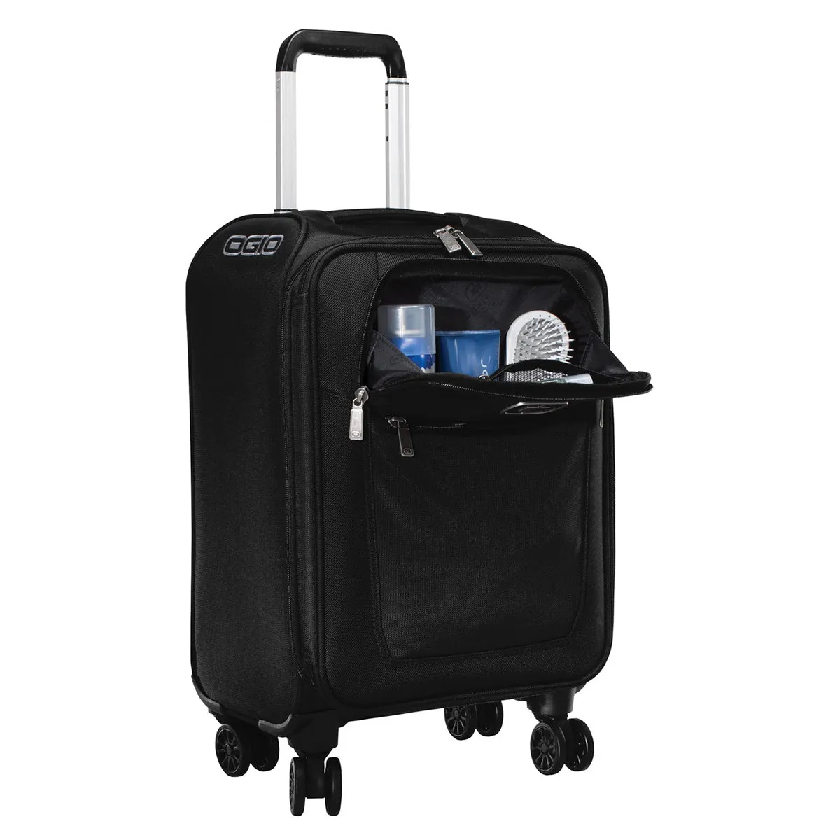 Ogio Black Commute 22 Spinner Travel Bag