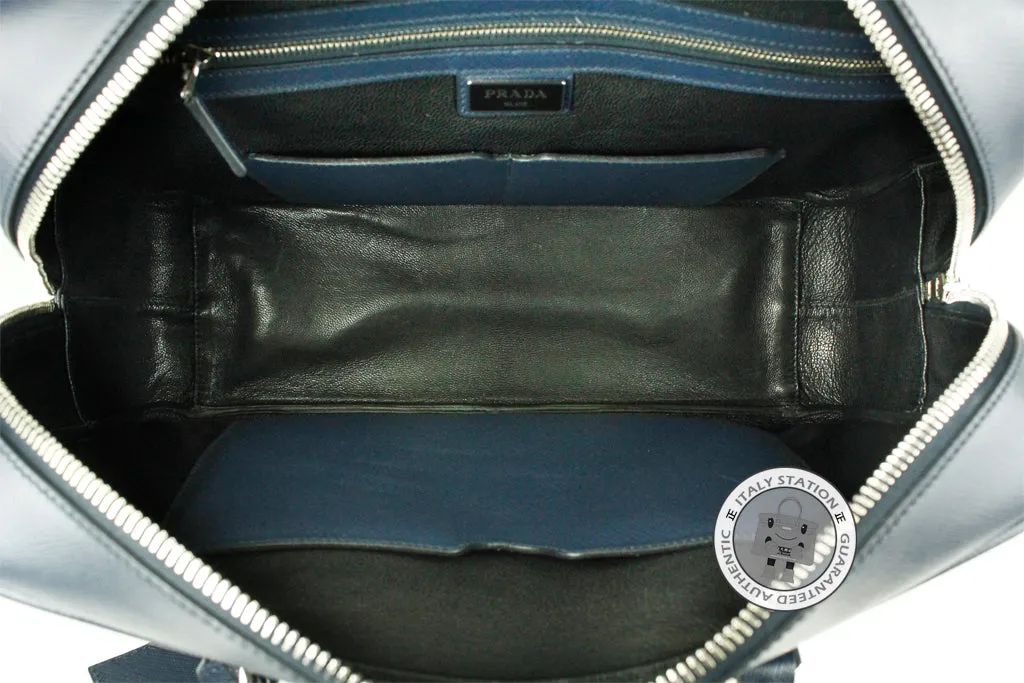 Prada VS0088 9Z2 Saffiano Travel Borsa DA Viaggio Baltico / F0216 Calfskin Briefcases Shw