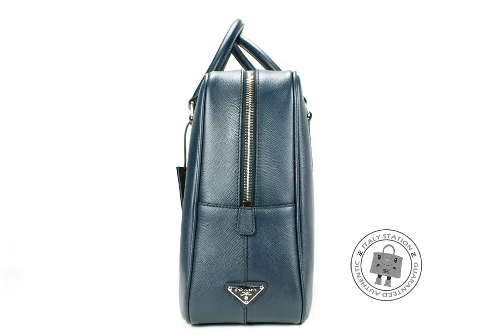 Prada VS0088 9Z2 Saffiano Travel Borsa DA Viaggio Baltico / F0216 Calfskin Briefcases Shw