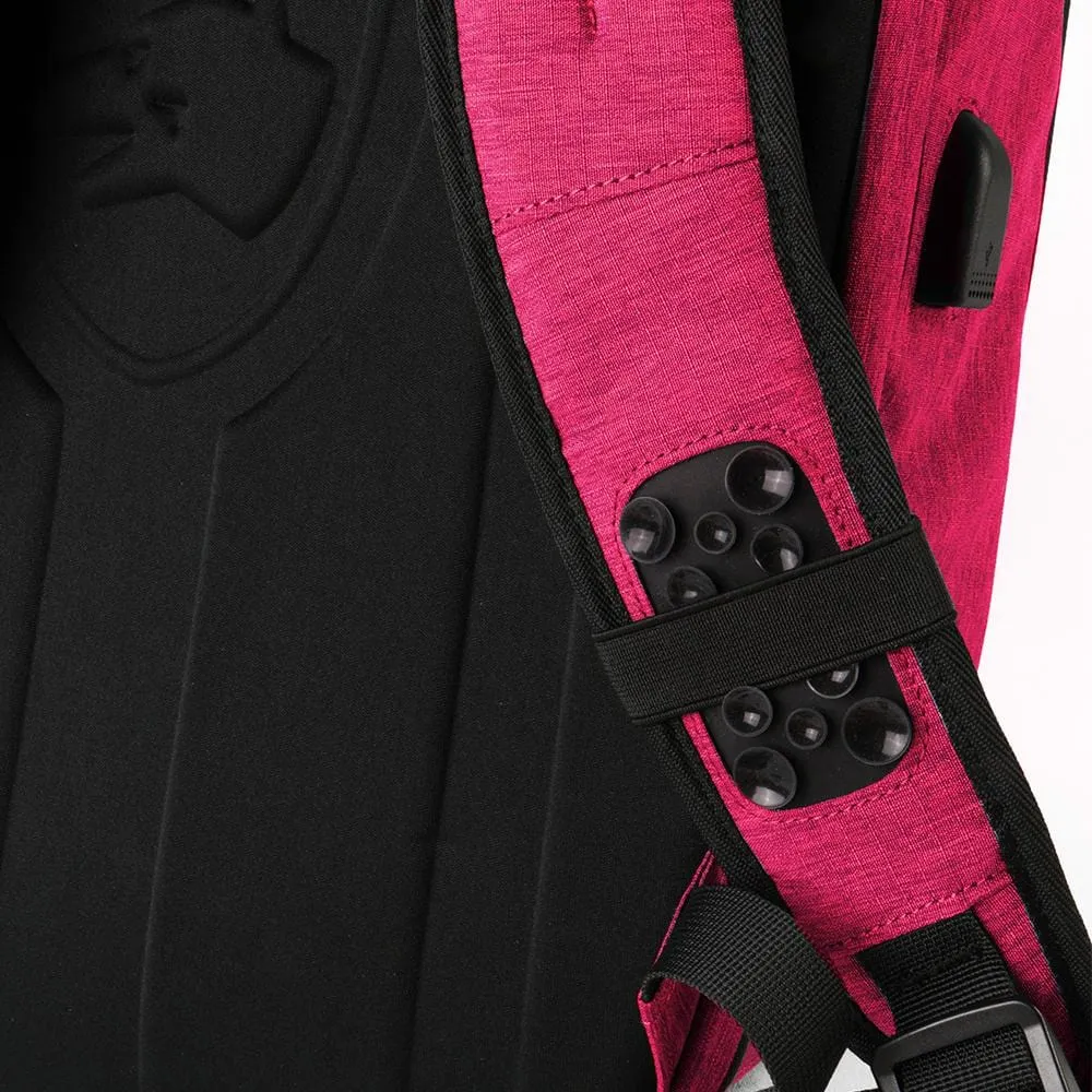 ProShield Smart Bulletproof Backpack   Charging Bank - Hot Pink