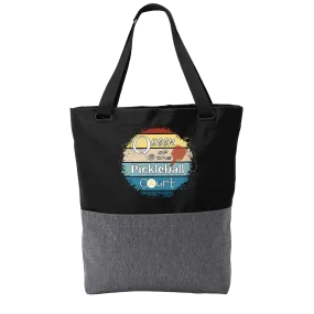 Queen of the Pickleball Court | Pickleball Sports Convertible Tote Bag | Medium Size Court Tote Bag