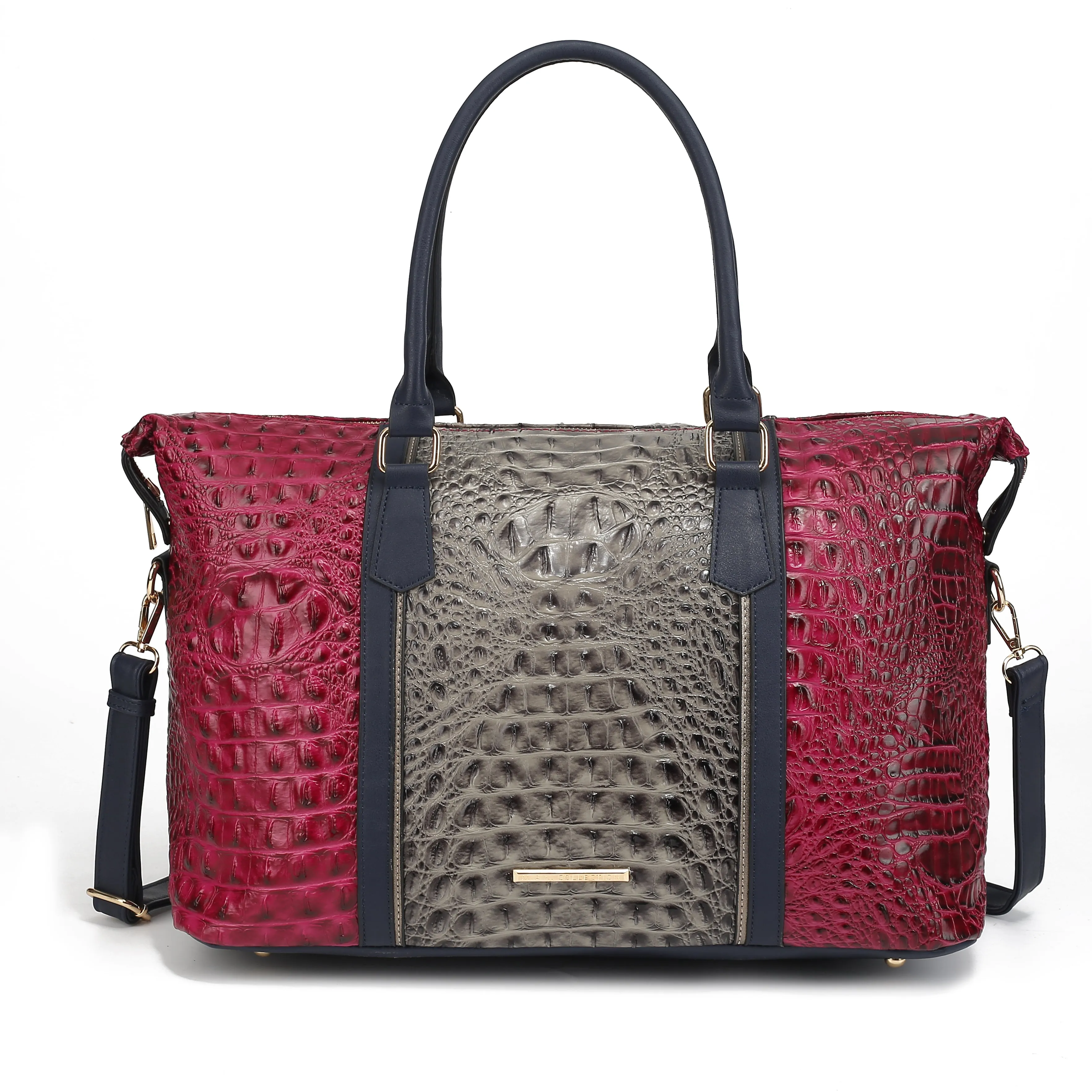 Raven Croc Embossed Duffel Bag