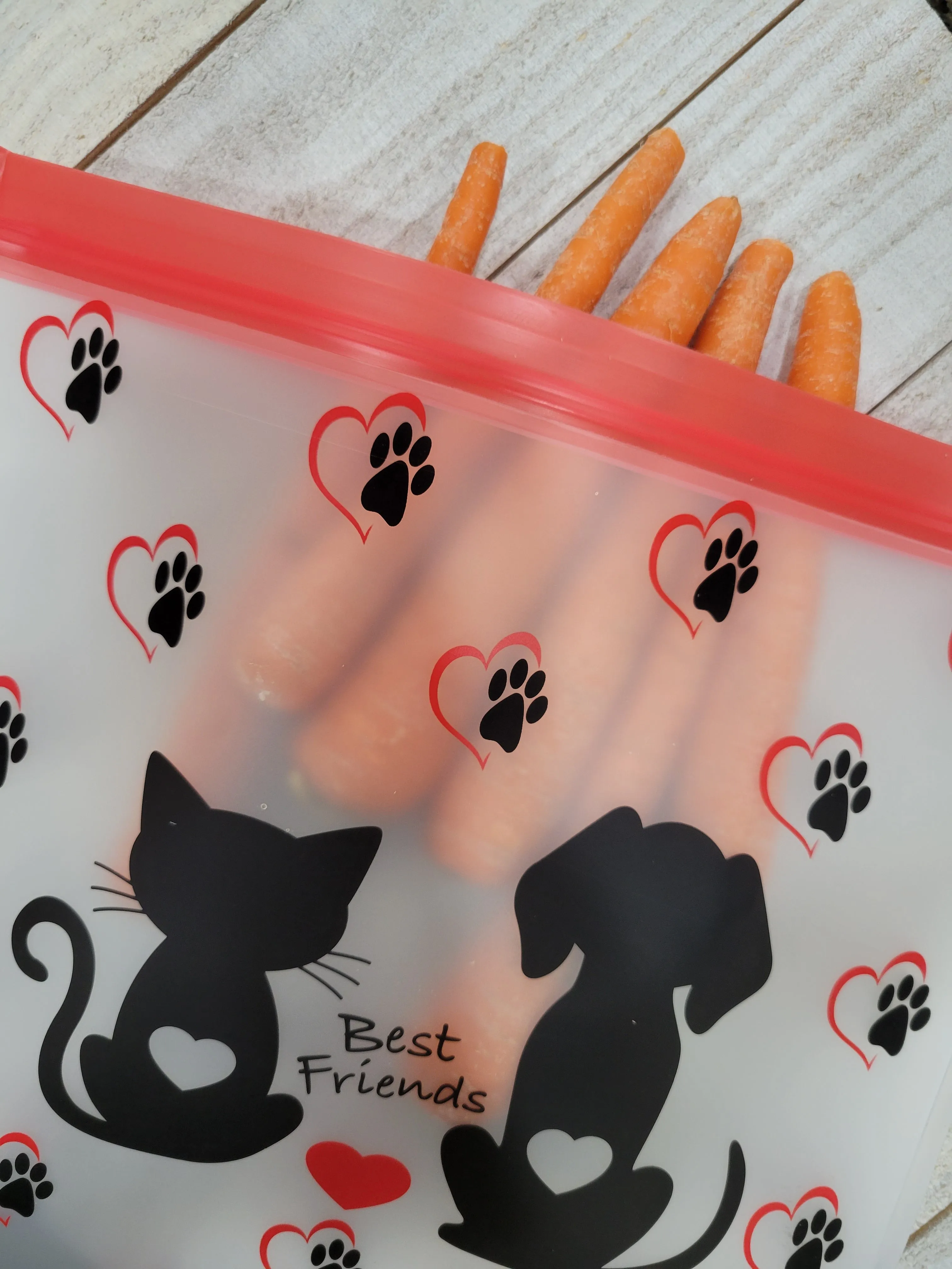 Reusable - Gallon - 2-Pc - Best Friends, Eco-Friendly Bag Set