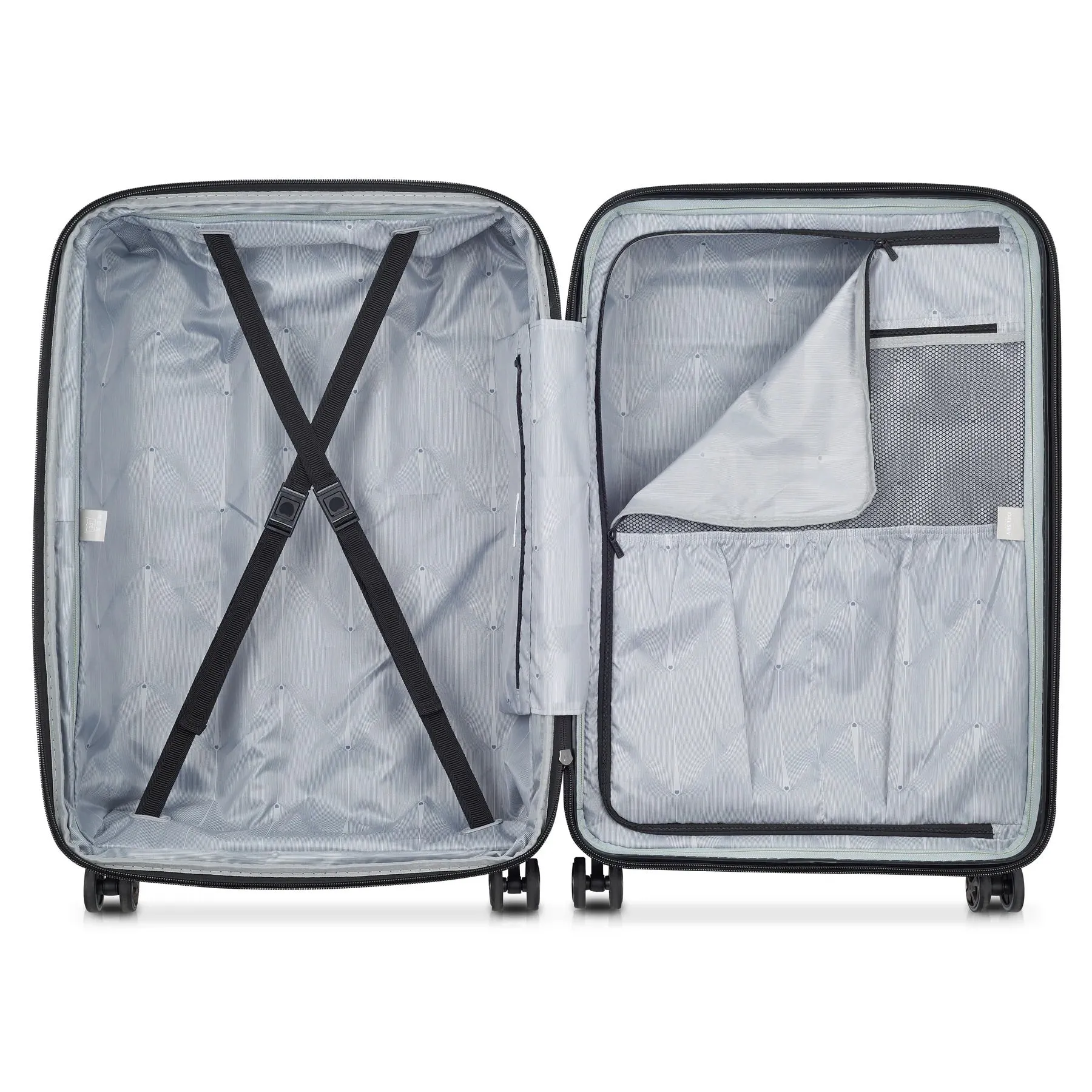 SHADOW 5.0 75 CM 4 DOUBLE WHEELS EXPANDABLE TROLLEY CASE (BLACK)