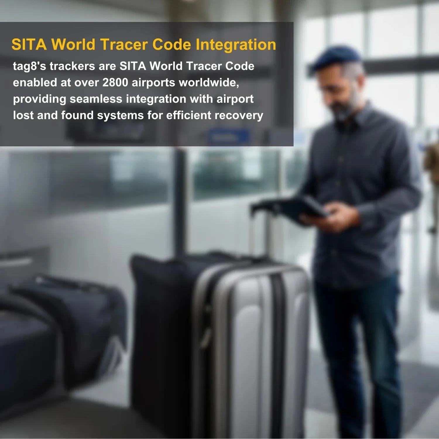 Smart Bag Security Tag - Italy Flag [Pack 2]