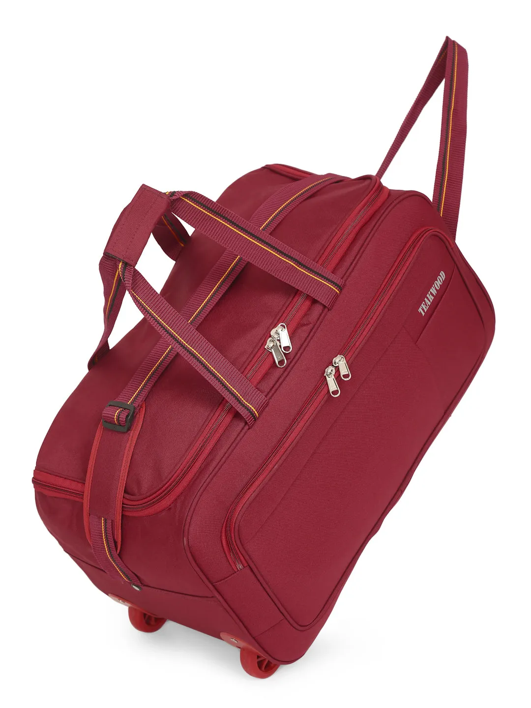 Teakwood Rolling Small Duffel Bag (Red)