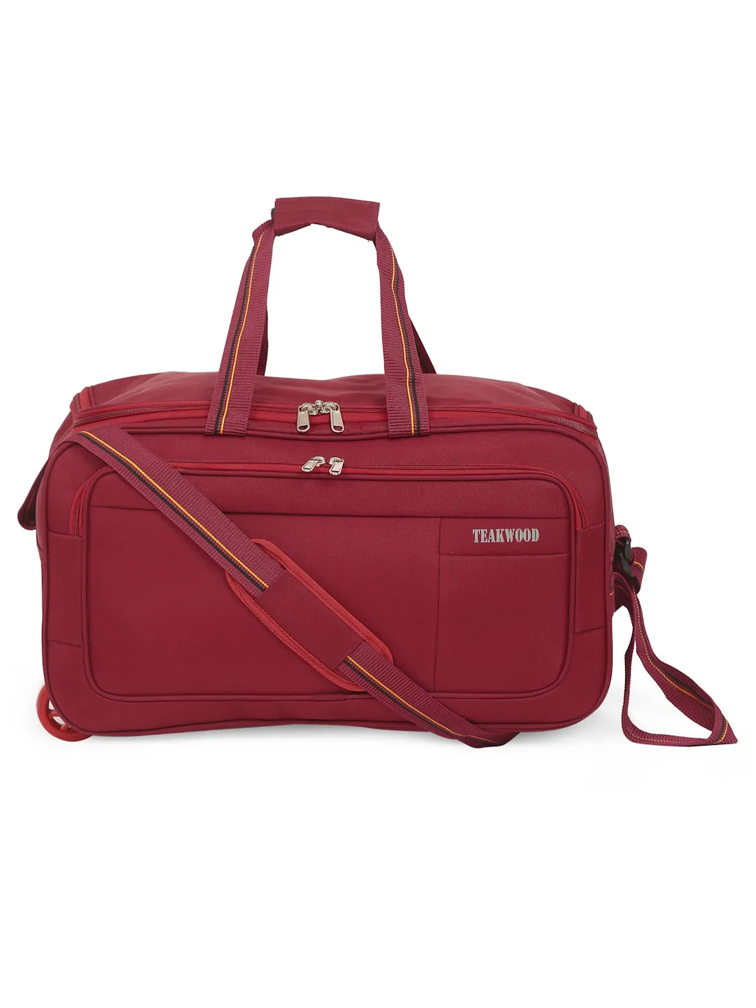 Teakwood Rolling Small Duffel Bag (Red)
