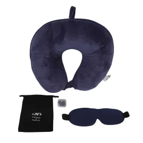 TRAVEL PILLOW EYE MASK & EARPLUG SET